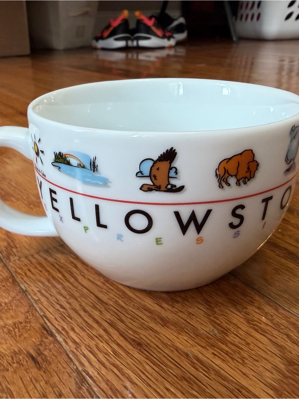 Expressions Yellowstone National Park Souvenir Soup Mug Wide Coffee Cup